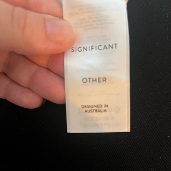 Significant Other Lola Batwing Sleeve Plunging Neckline Dress Size 8 - Picture 6 of 7